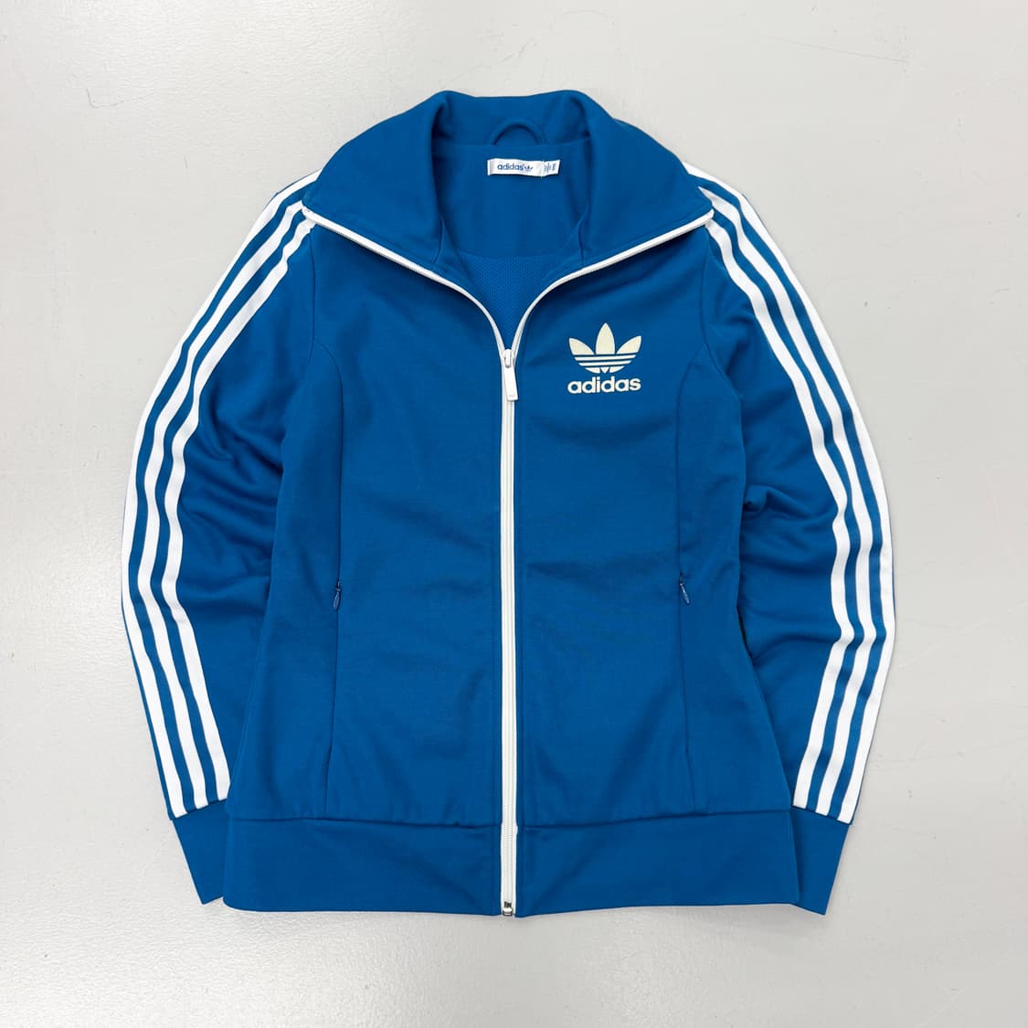 아디다스 딱붙 유로파 트랙탑 져지 블루 하늘색 상품이미지2