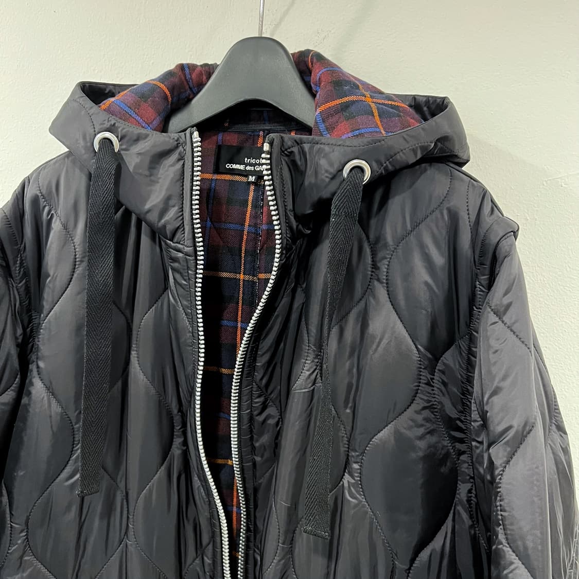 꼼데가르송 tricot 투웨이 점퍼 상품이미지4