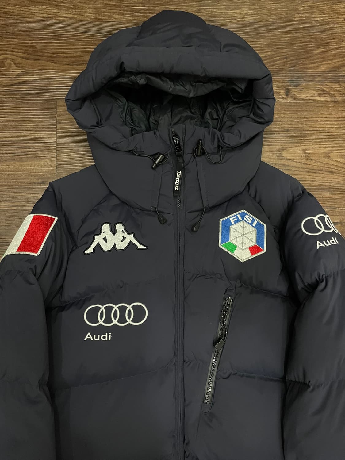 카파 이탈리아 아우디 덕다운 스키복 푸퍼 패딩 네이비 상품이미지2