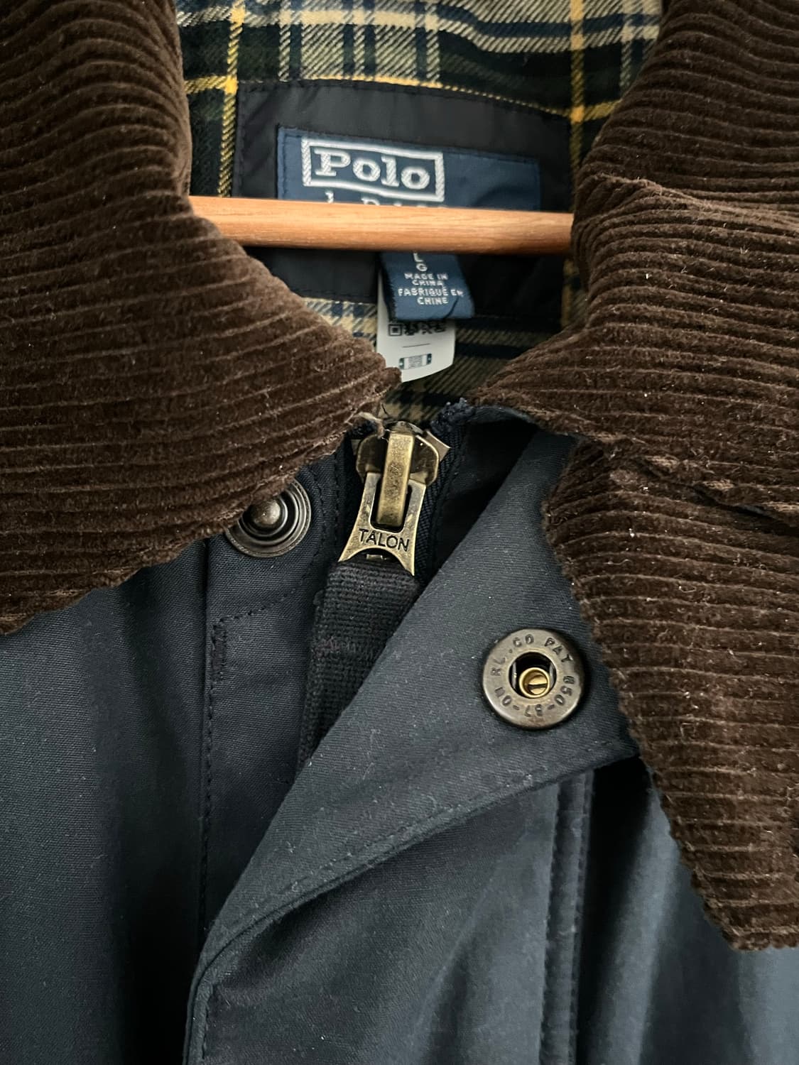 Polo 폴로 랄프로렌 폴로 포니 패치 왁스 코팅 자켓 상품이미지3