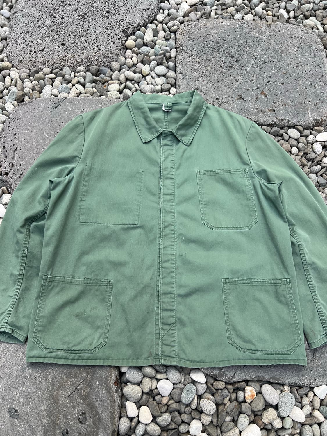 OLD VINTAGE FRENCH GREEN 빈티지프렌치워크자켓 상품이미지3