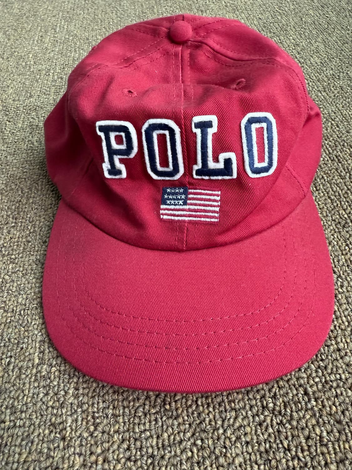 데드스탁 90s 폴로 스포츠 성조기 캡 Made in usa 상품이미지1
