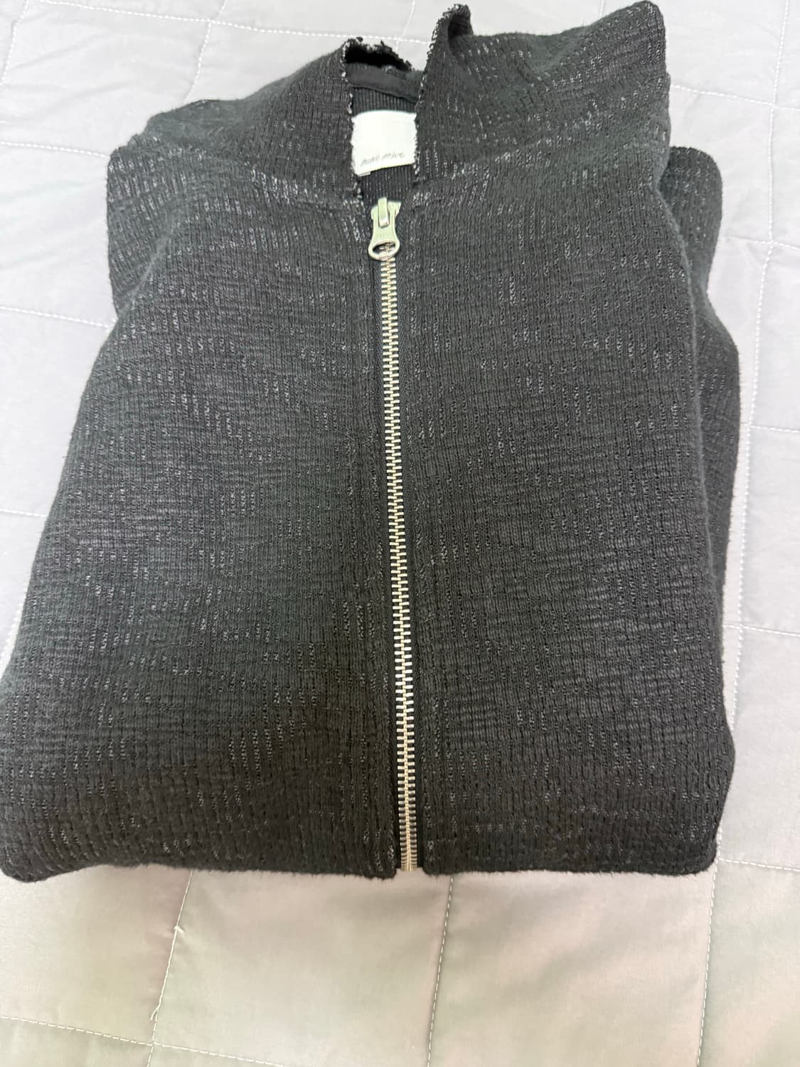 모노프리베 텍스쳐 후드집업 상품이미지2