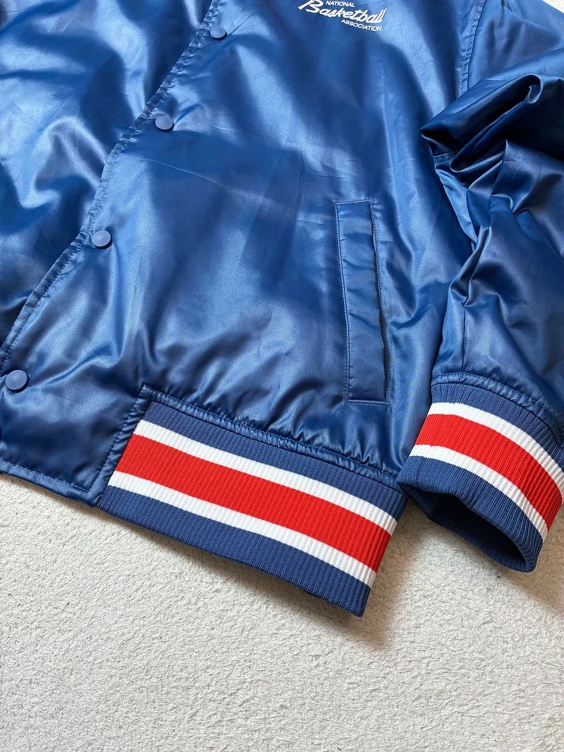 나이키 x NBA 75주년 봄버 새틴 바시티 자켓 PN7264 상품이미지7