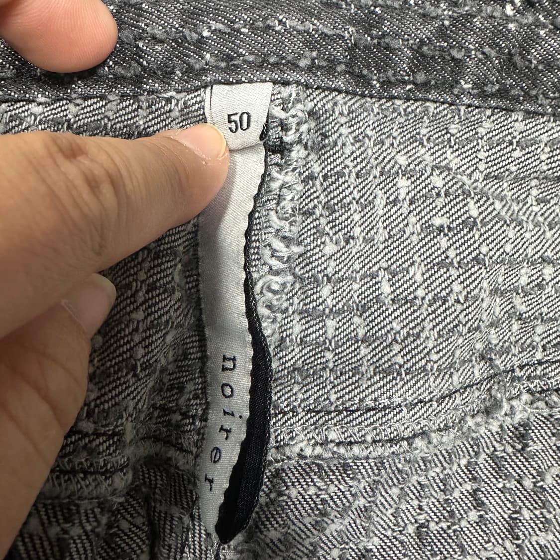 ✨ (바배) 노이어 24ss 데미지 스트라이프 이드 데님 팬츠  상품이미지3