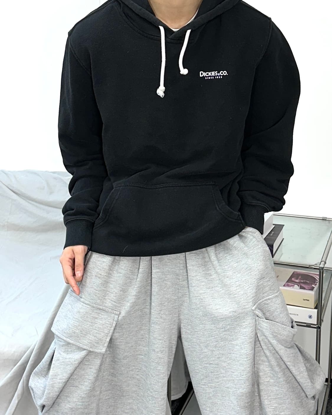 디키즈 블랙 후드티 XL 상품이미지2