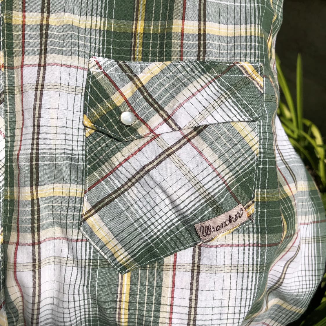 WRANGLER 랭글러 웨스턴 체크 셔츠  상품이미지5