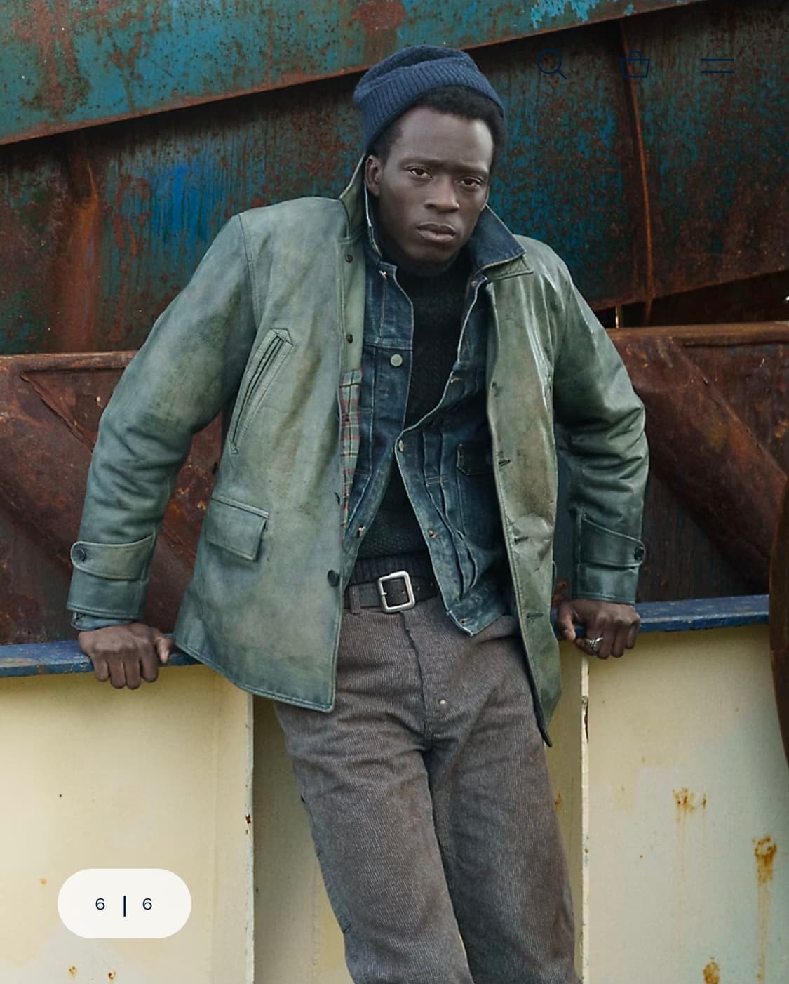 RRL 엔지니어핏 트윌 카펜터 팬츠 상품이미지6