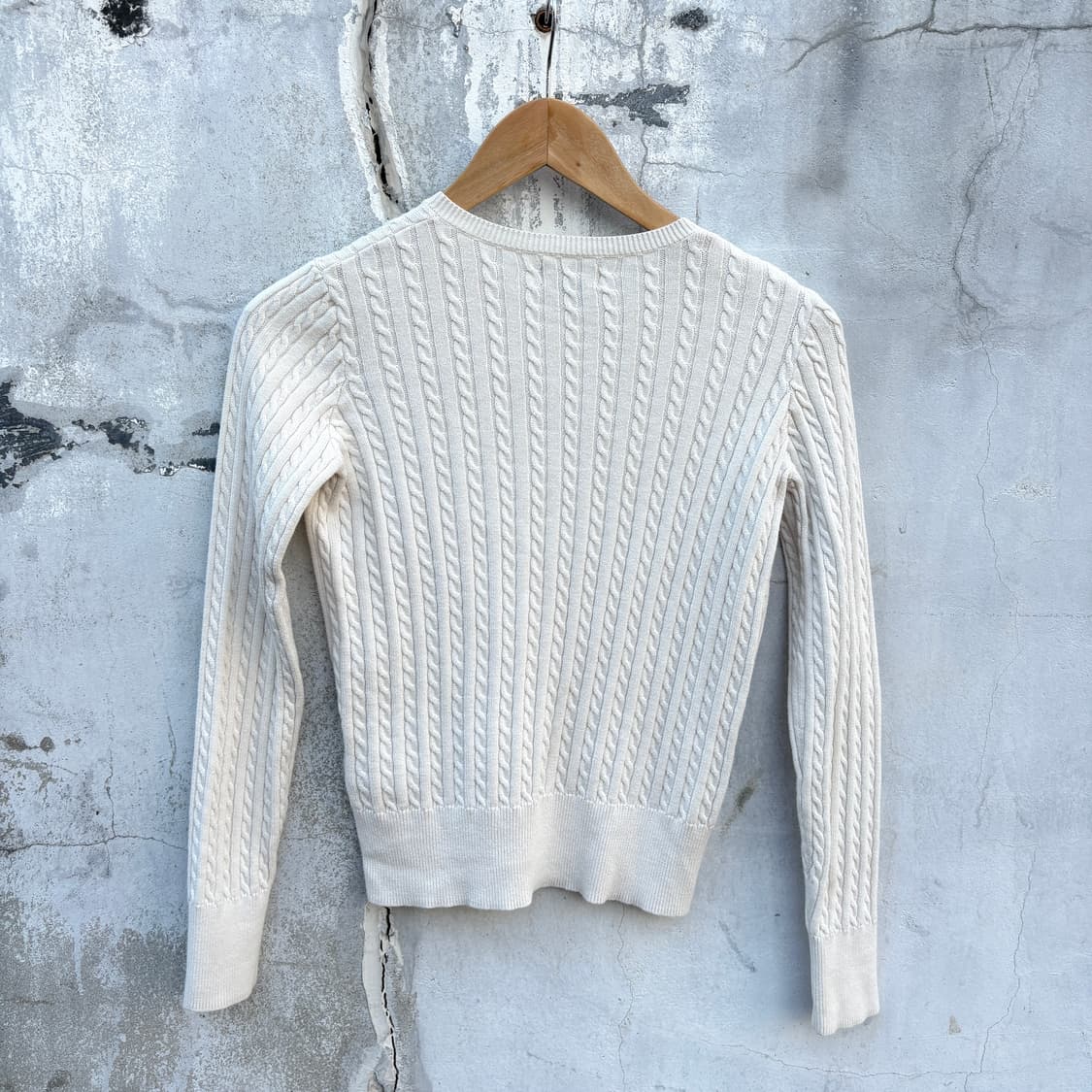 Polo 폴로 케이블 꽈배기 니트 가디건 상품이미지2