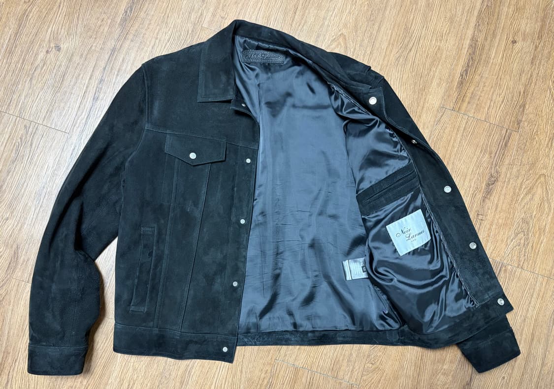 느와르라르메스 스웨이드 자켓 블랙 50 상품이미지2