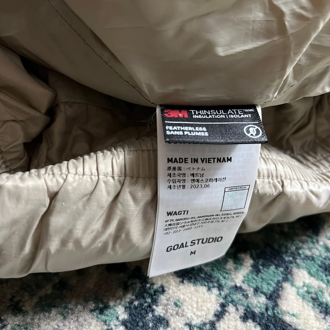 Goal studio 골 스튜디오 블락 베스트 패딩 자켓(M) 상품이미지4