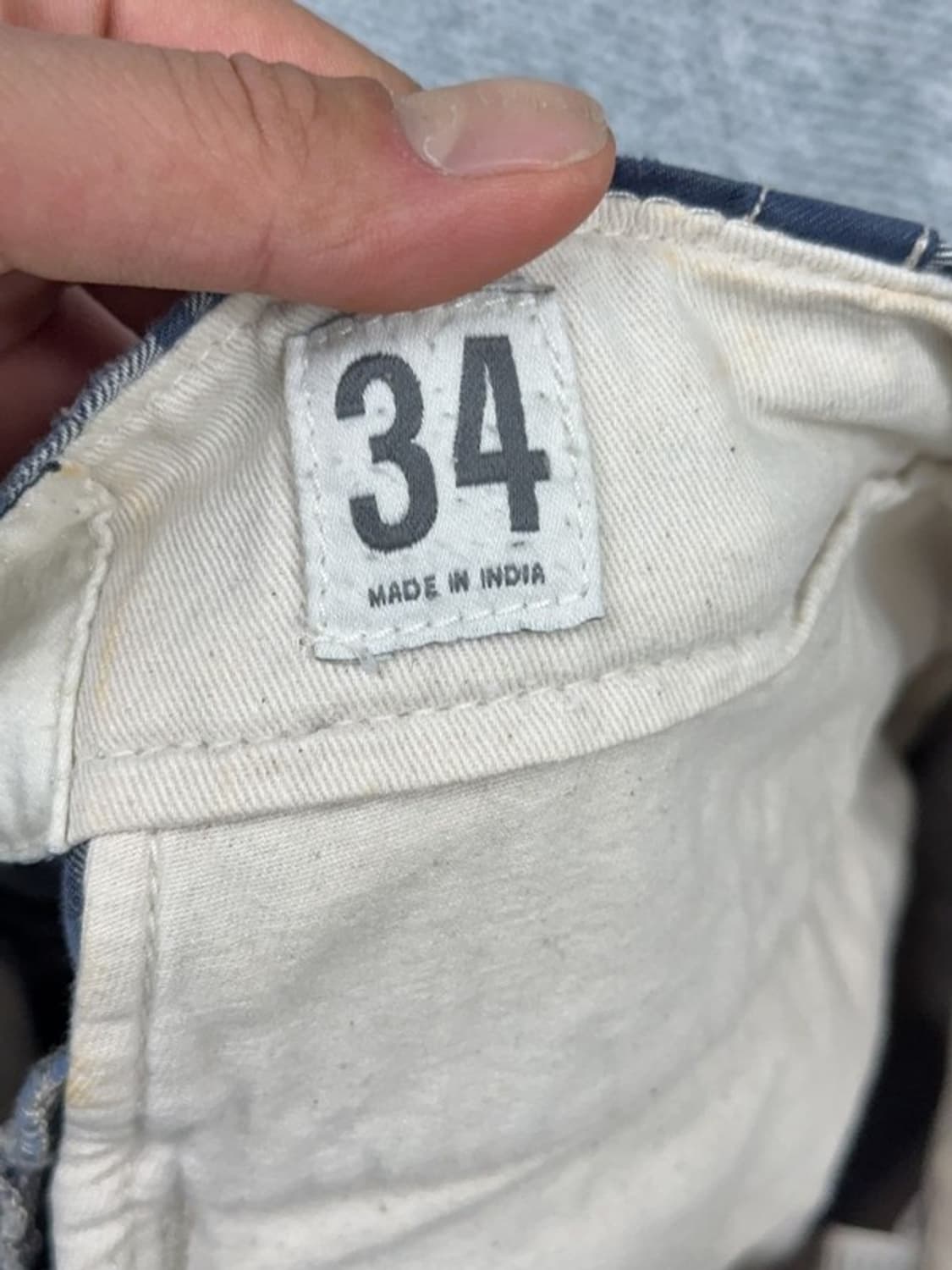 아베크롬비 체크 네이비 반바지 34 상품이미지7