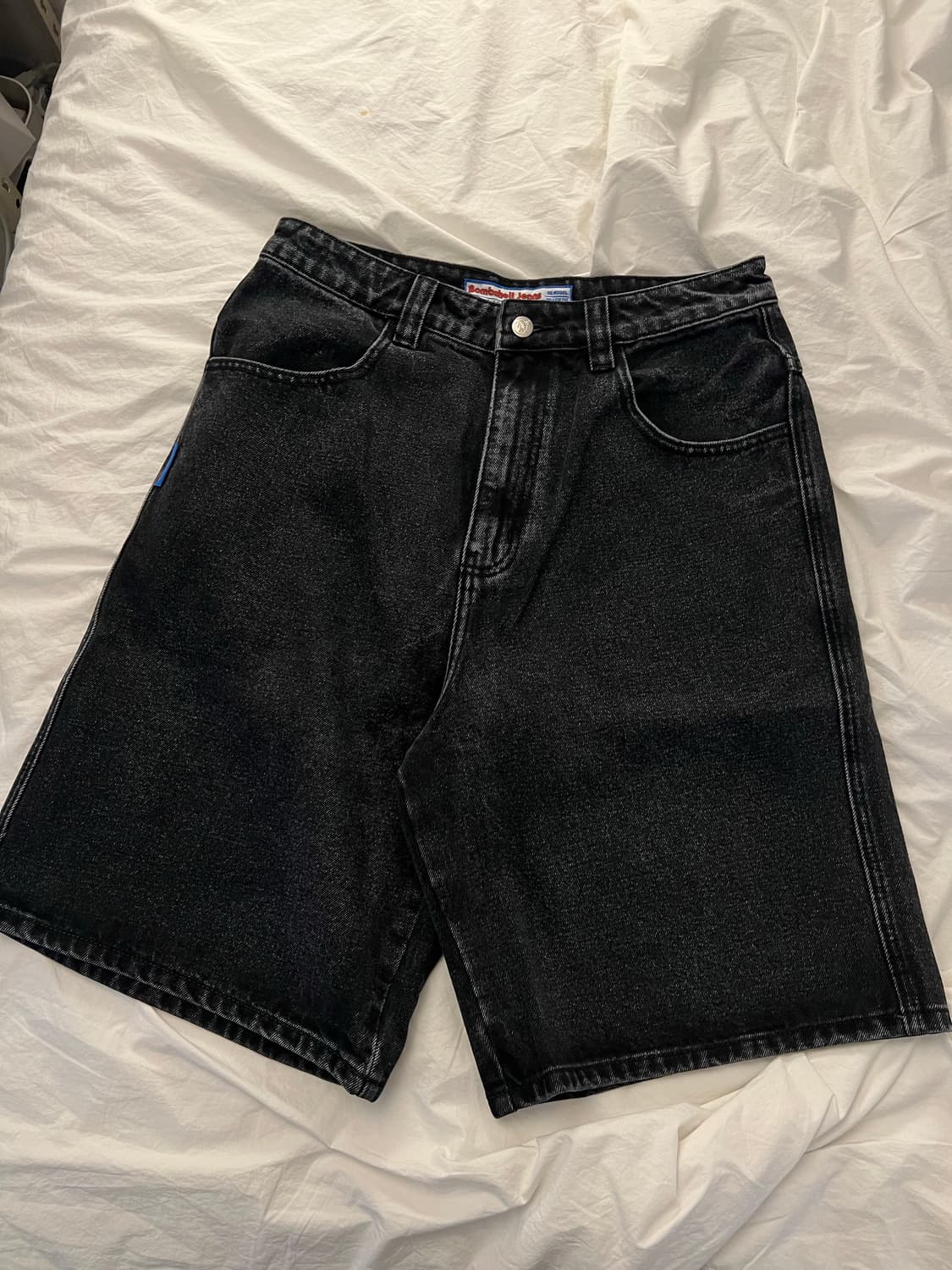 bombshell 데님 반바지 쇼츠 jorts 흑청 30 상품이미지1
