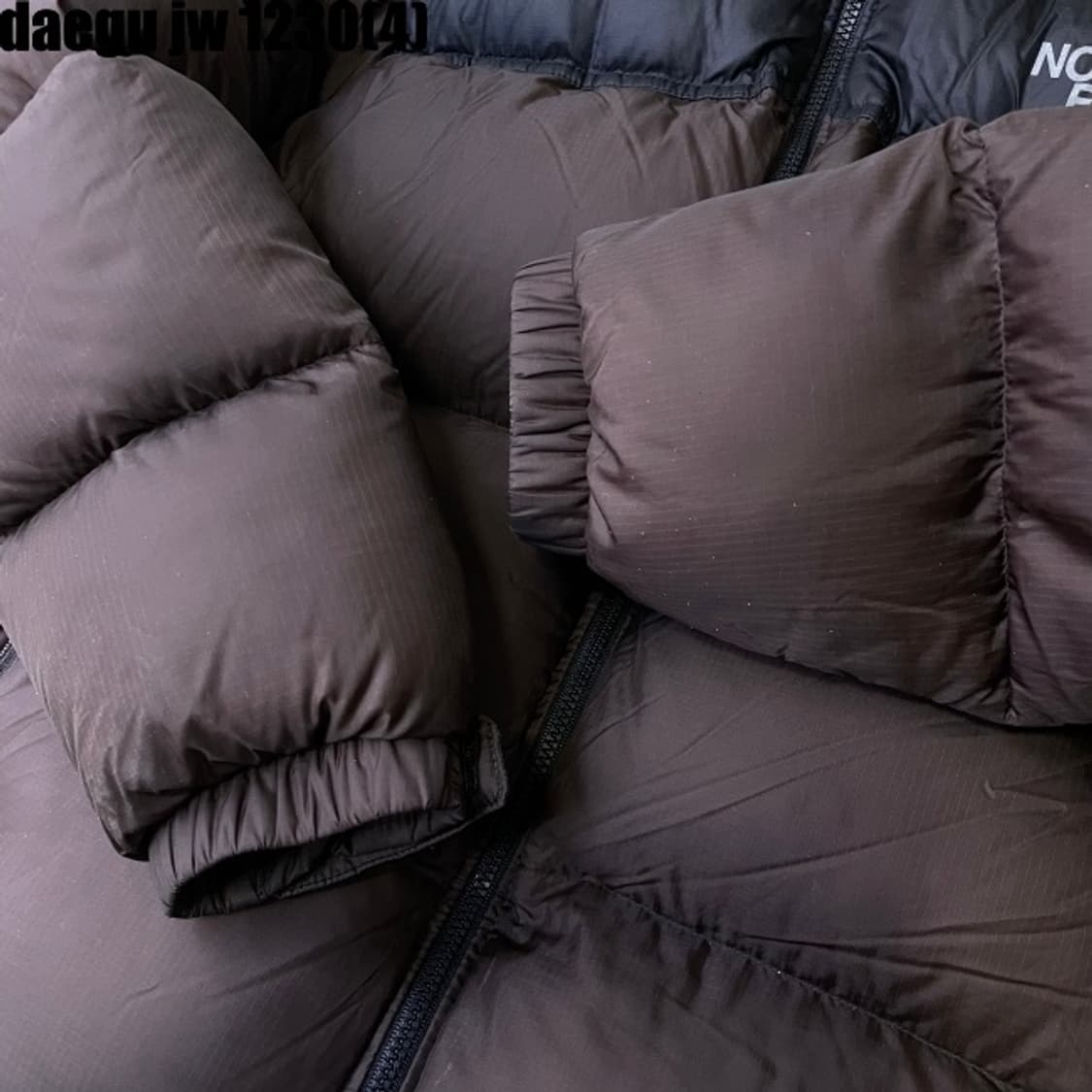 노스페이스 패딩 브라운 불빵존재 상품이미지3