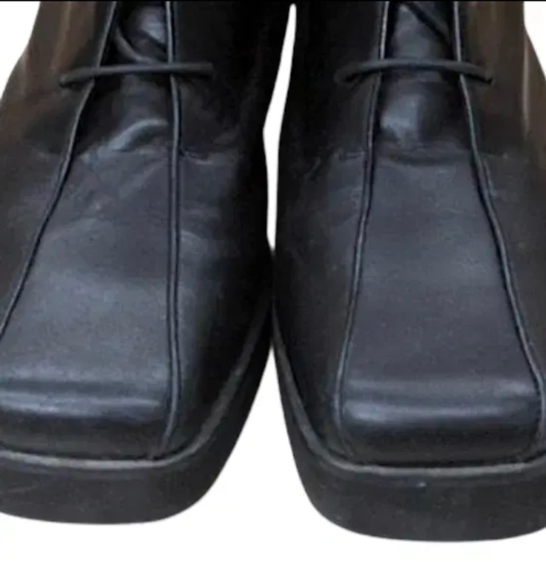 요지 야마모토 느와르 가죽 부츠 상품이미지4