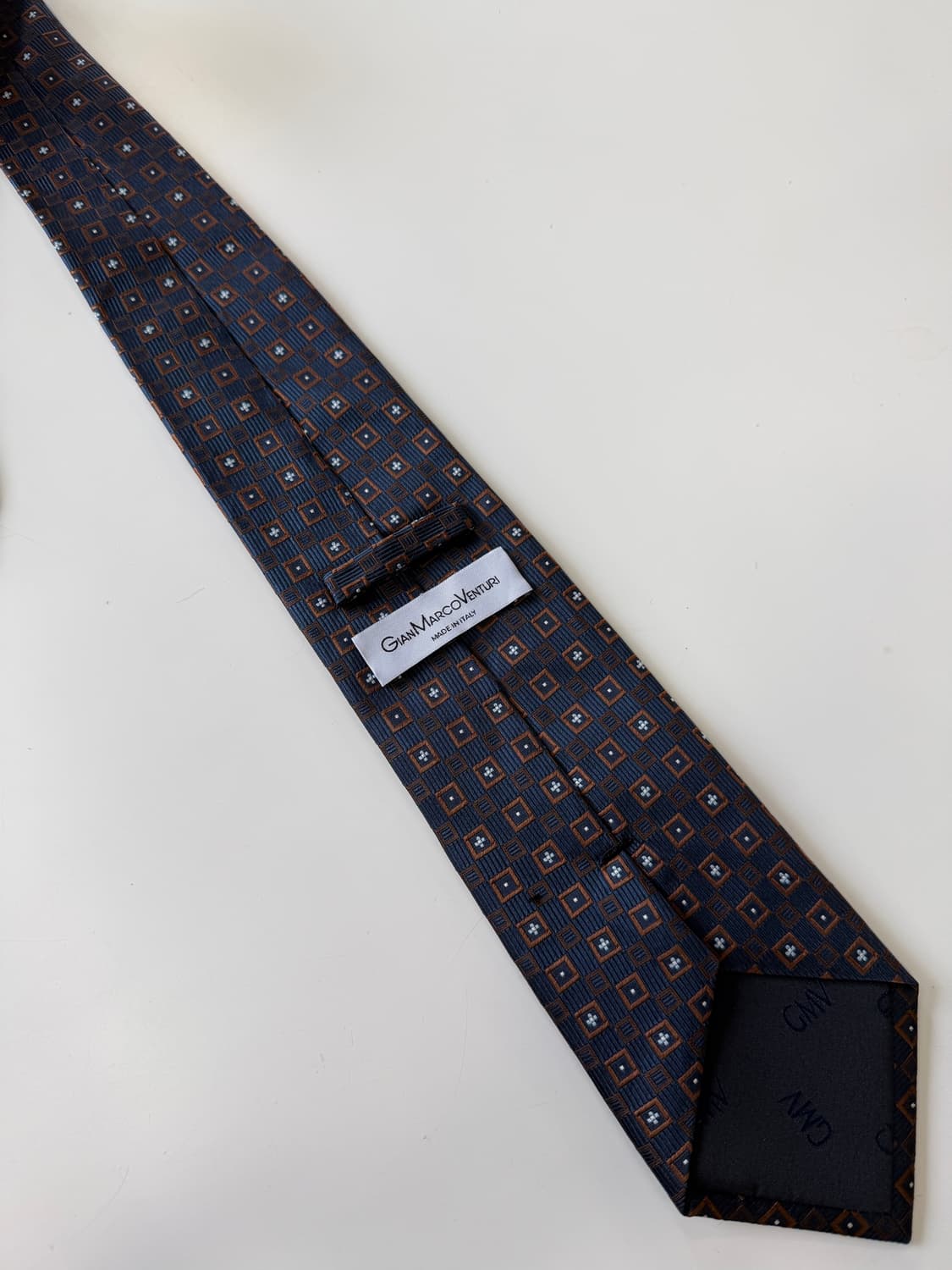 GIAN MARCO VENTURI 빈티지 실크 넥타이 9.5cm 상품이미지3
