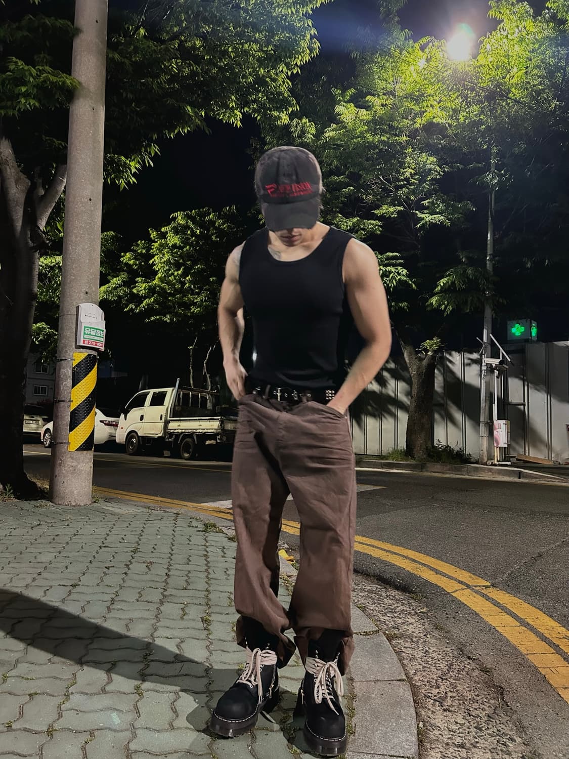 3) 파프롬왓 파 링클드 워시드 팬츠 브라운 상품이미지8