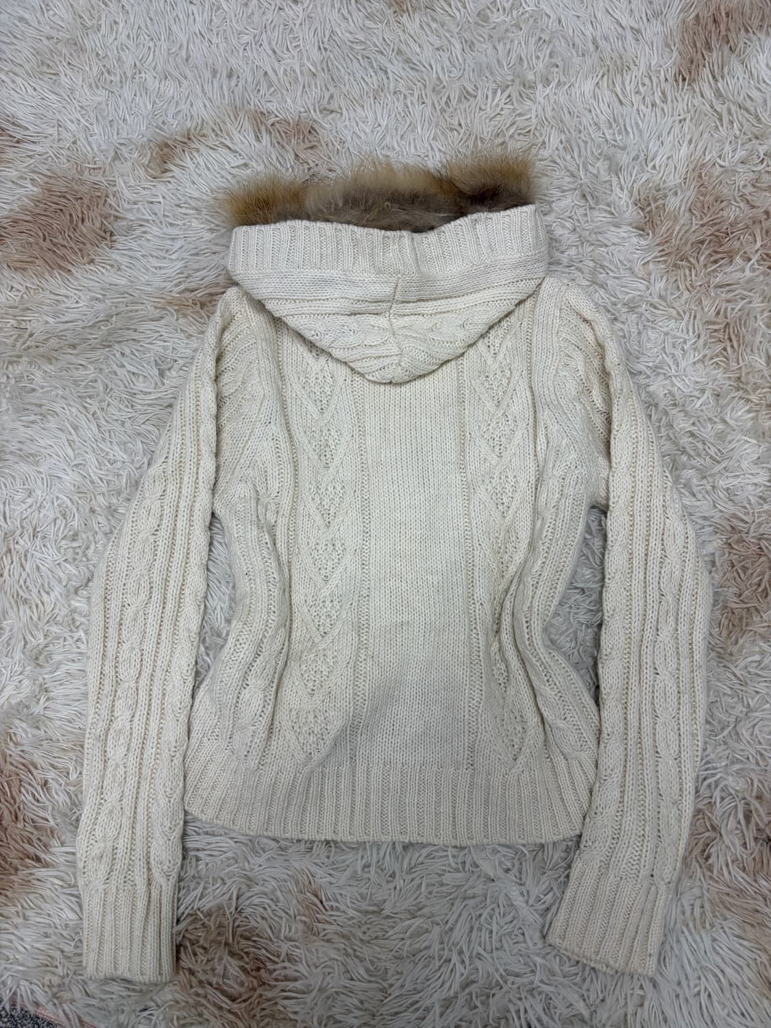 모리걸 니혼진 울프죠 니트 아우터 가디건 라떼갸루 00s 상품이미지2