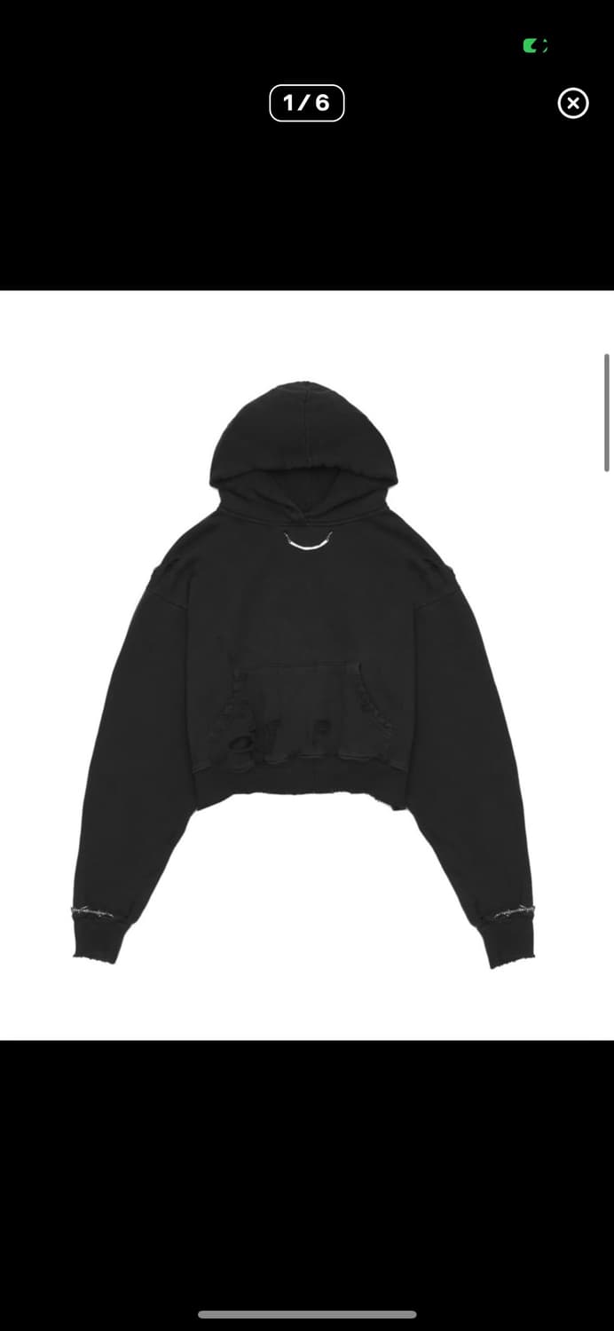 604서비스 디스트레스 쥬얼리 후드 M 상품이미지1