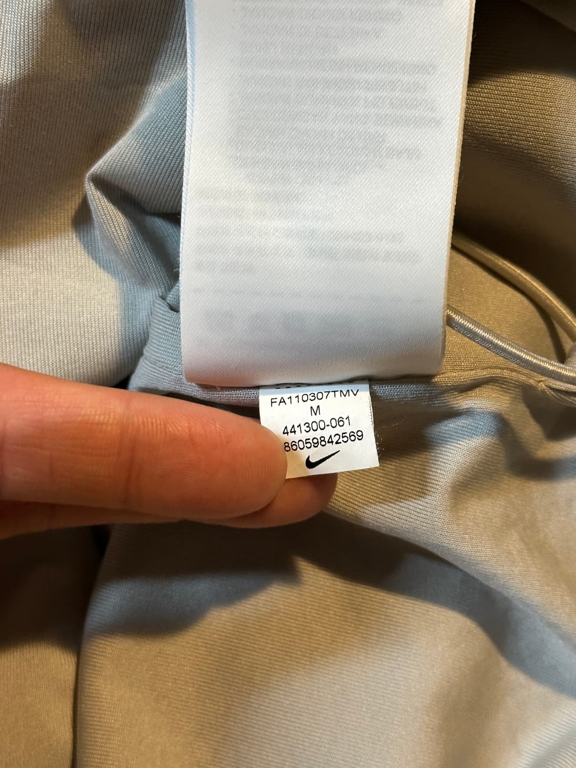 나이키 골프 써마핏 스우시 플리스 하프 반집업 라이트그레이 상품이미지6