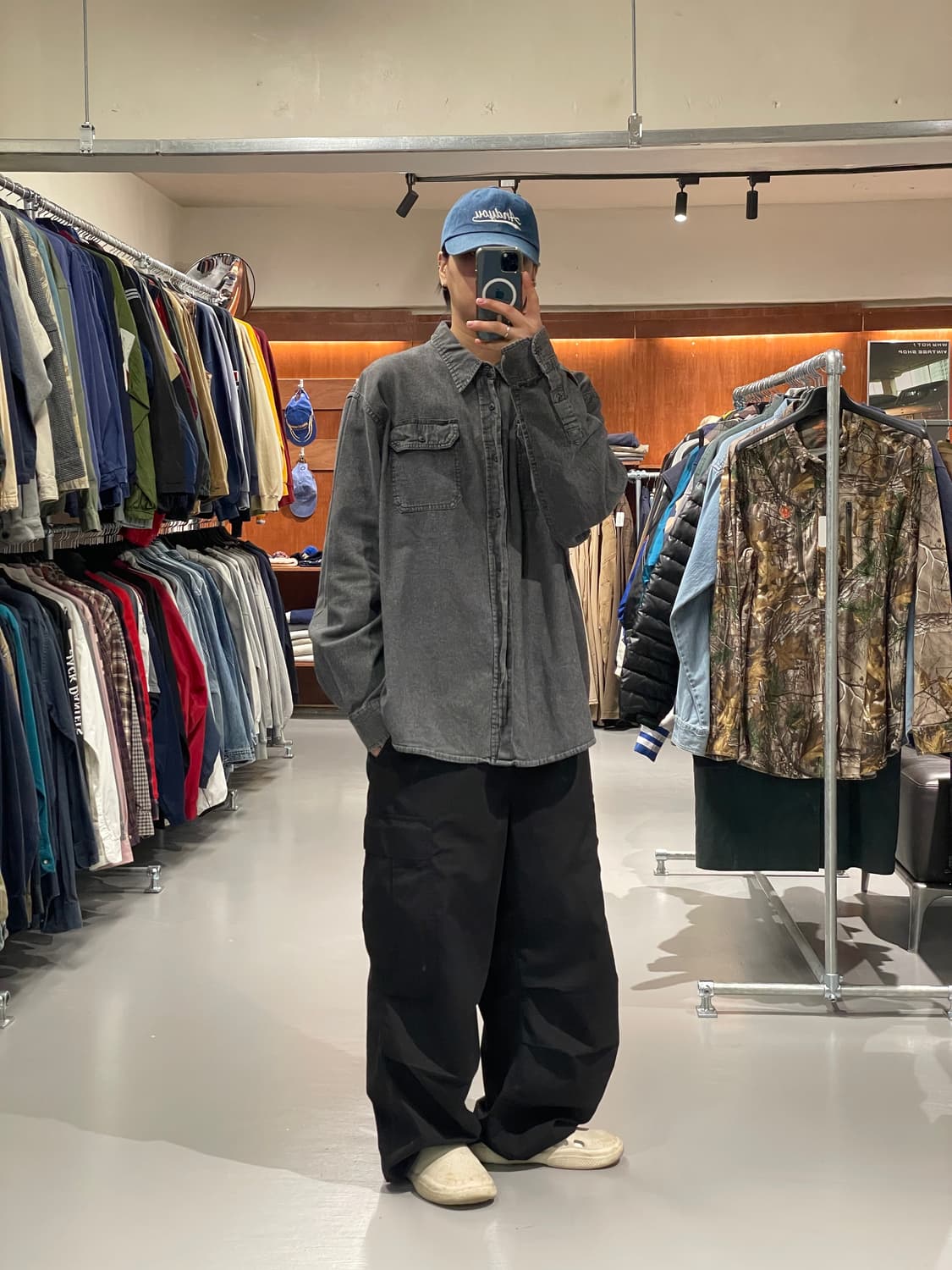 랭글러 흑청 셔츠   상품이미지3