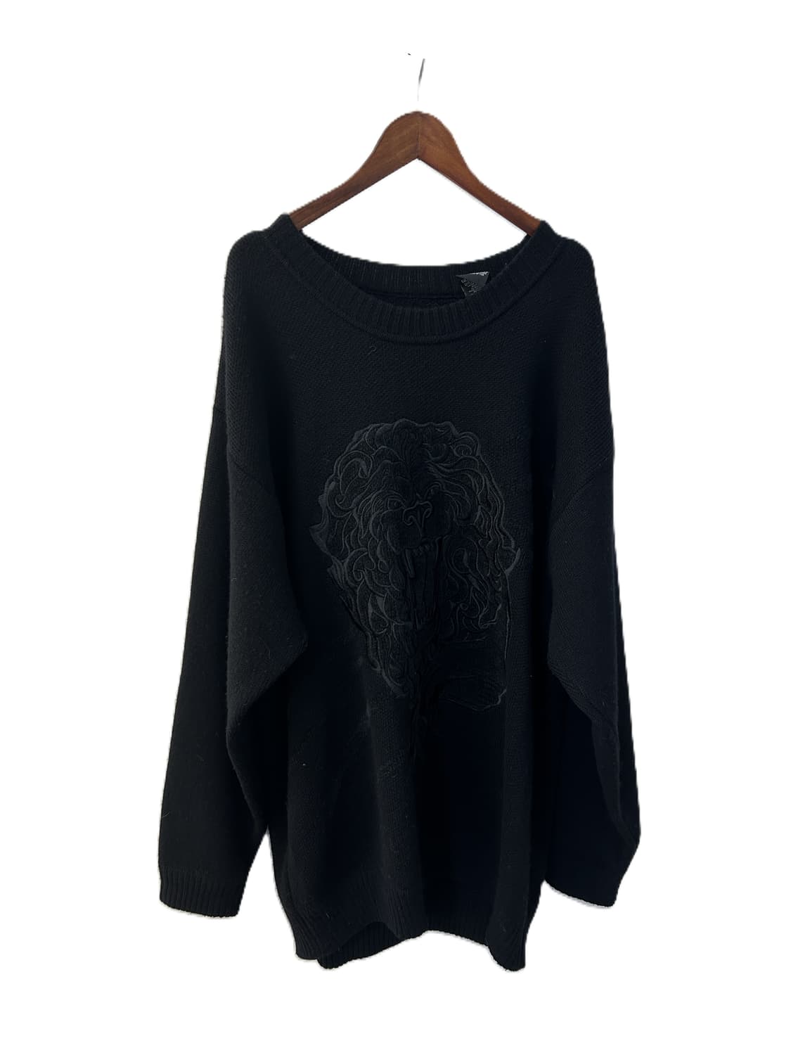 펠레 펠레 블랙 라이언 자수 니트 상품이미지1