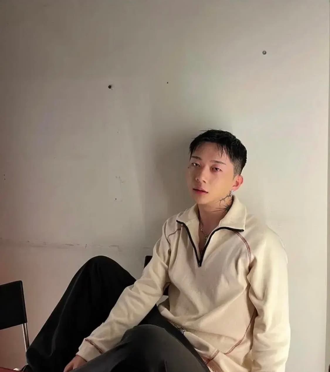 GR10K BEIGE HALF ZIP UP 상품이미지1