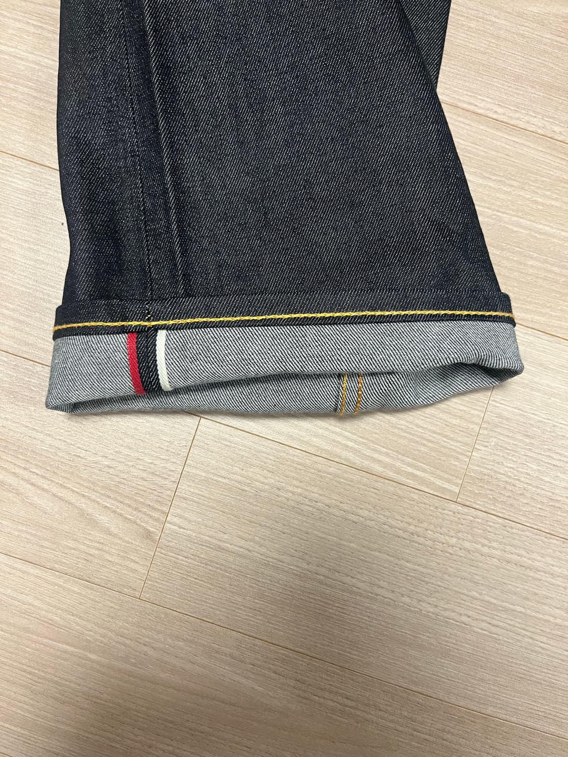 에비수 다이콕 프린트 배기진 데님 34 상품이미지6