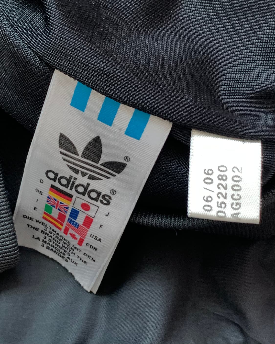 Adidas 아디다스 트위스트 블랙-골드 져지 자켓 상품이미지7