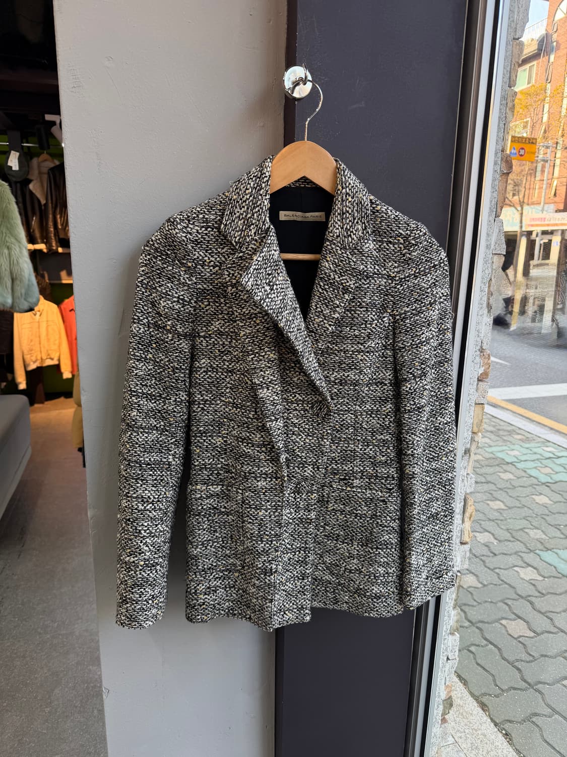 38/ 발렌시아가 11AW 아카이브 트위드 코트자켓 상품이미지2