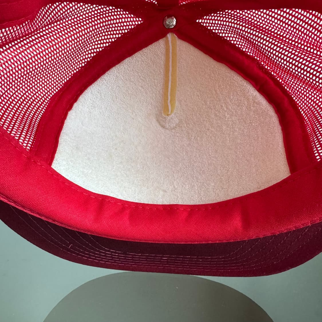 USA 빈티지 모자 볼캡 vintage cap 트러커 메쉬 레드 상품이미지5