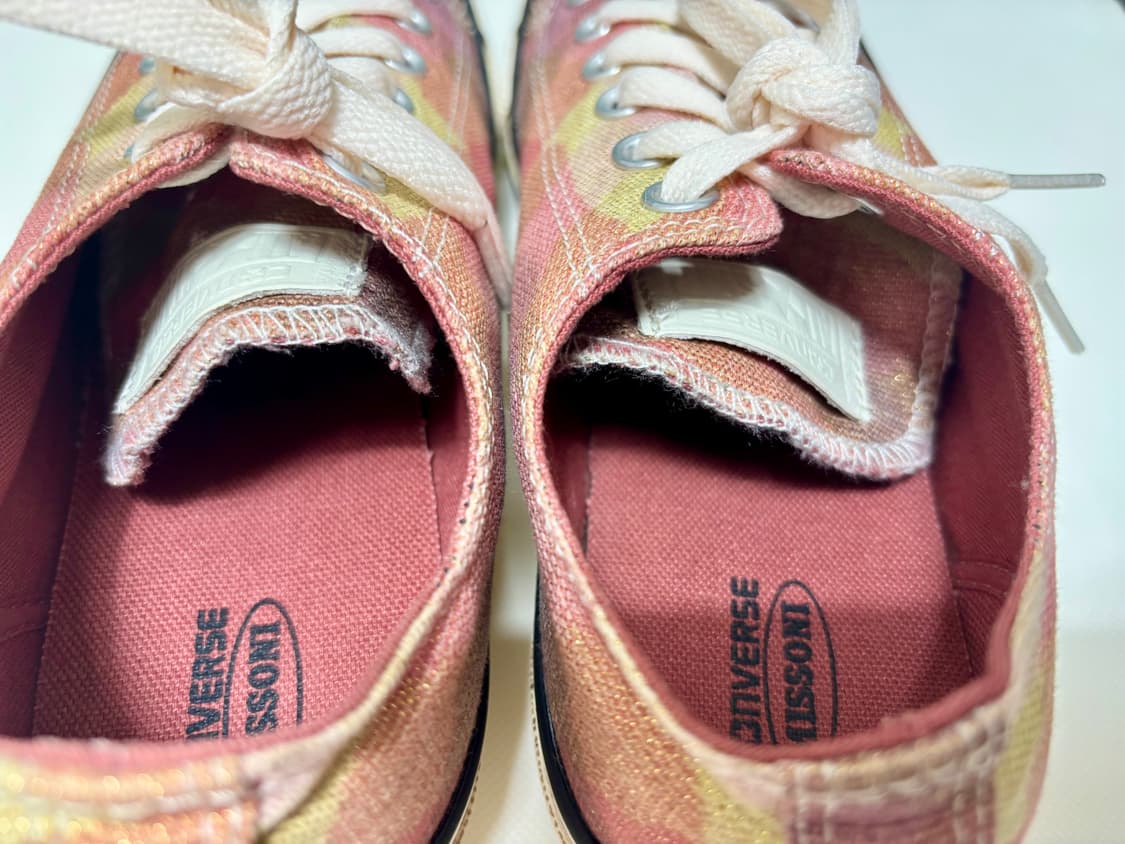 미쏘니 x 컨버스 척테일러 올스타 로우 6 2/1 250 missoni 상품이미지8