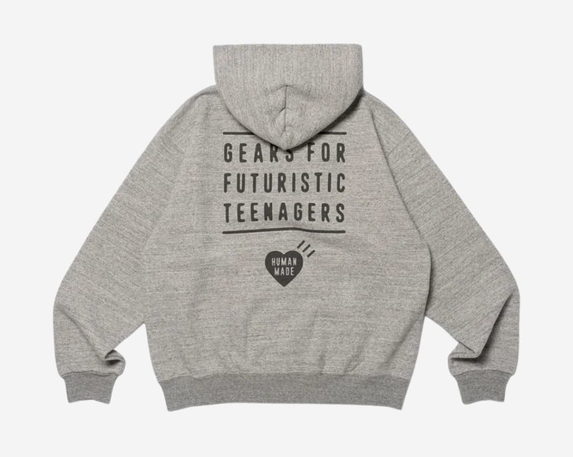 휴먼메이드 후드집업 그레이 xl 상품이미지1