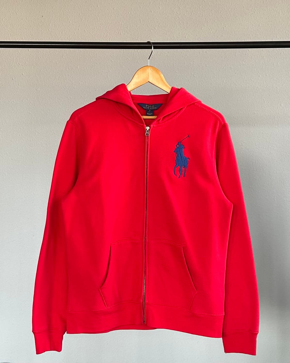 [M]폴로 랄프로렌 빅포니 기모 후드집업 상품이미지1