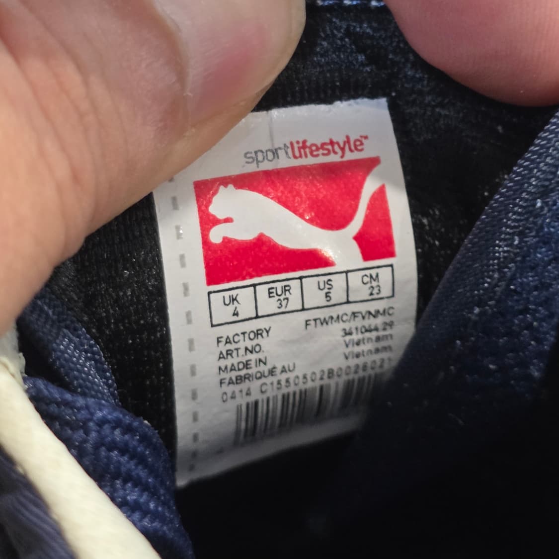5x-30:PUMA TX-3 빈티지 러닝화 Navy/Grey(230) 상품이미지9