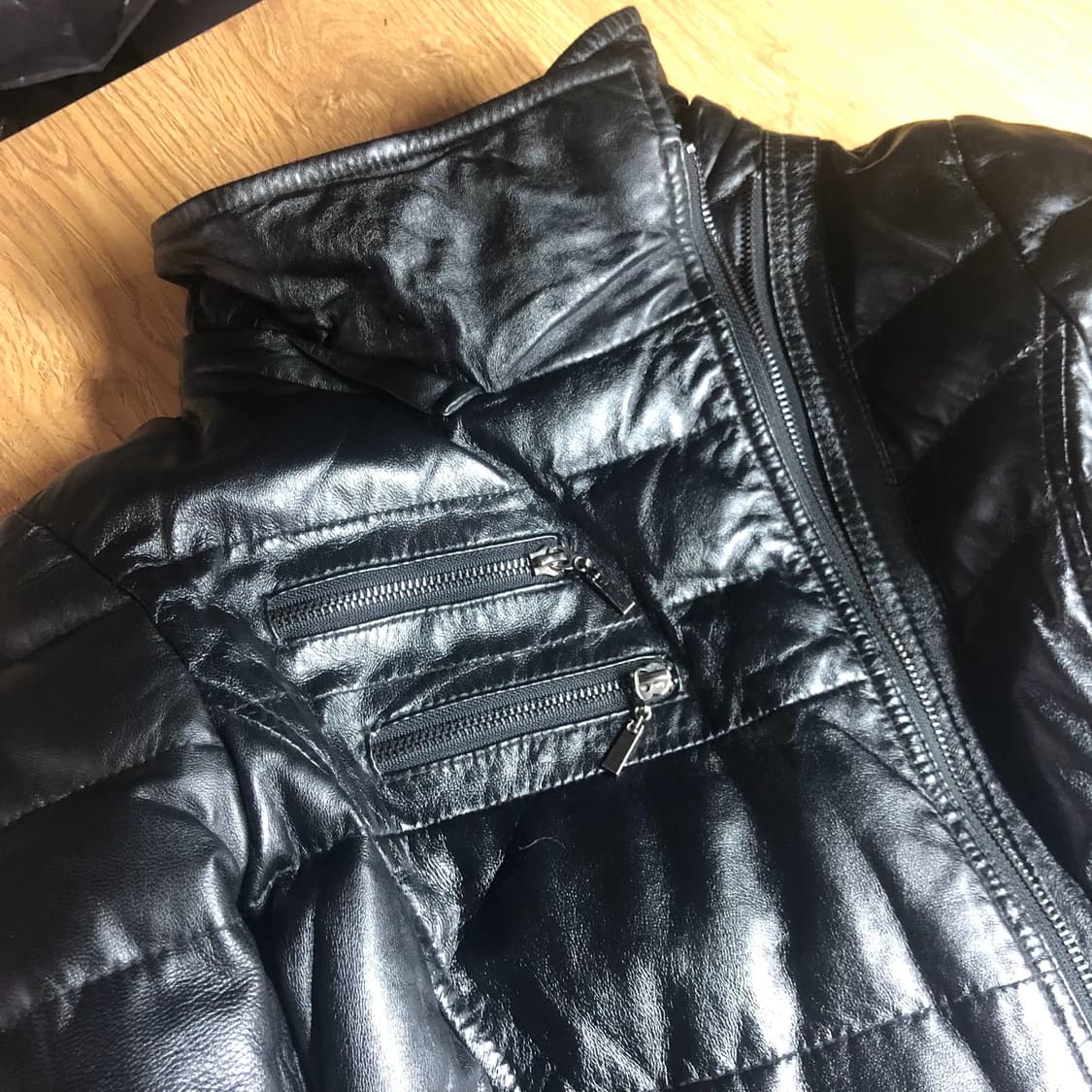 양가죽 다운 자켓 상품이미지5