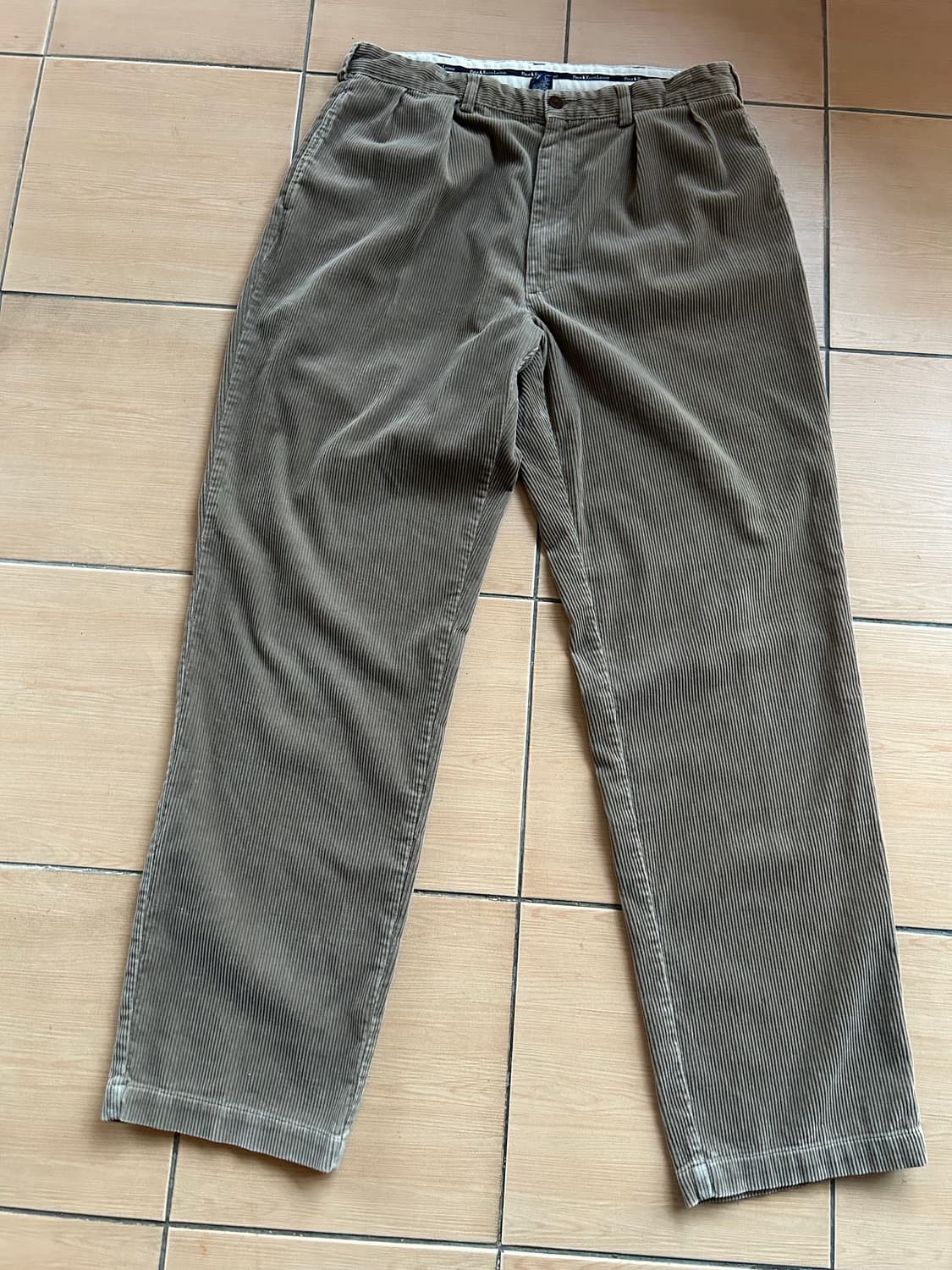 90’s 폴로랄프로렌 코듀로이 앤드류팬츠 36in 상품이미지2