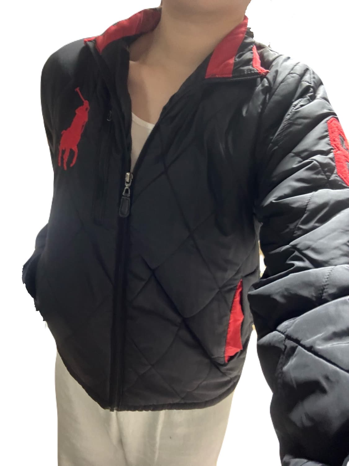 📍(유일매물)폴로 랄프로렌 빈티지 빅포니 패딩-착샷 잇어요! 상품이미지3