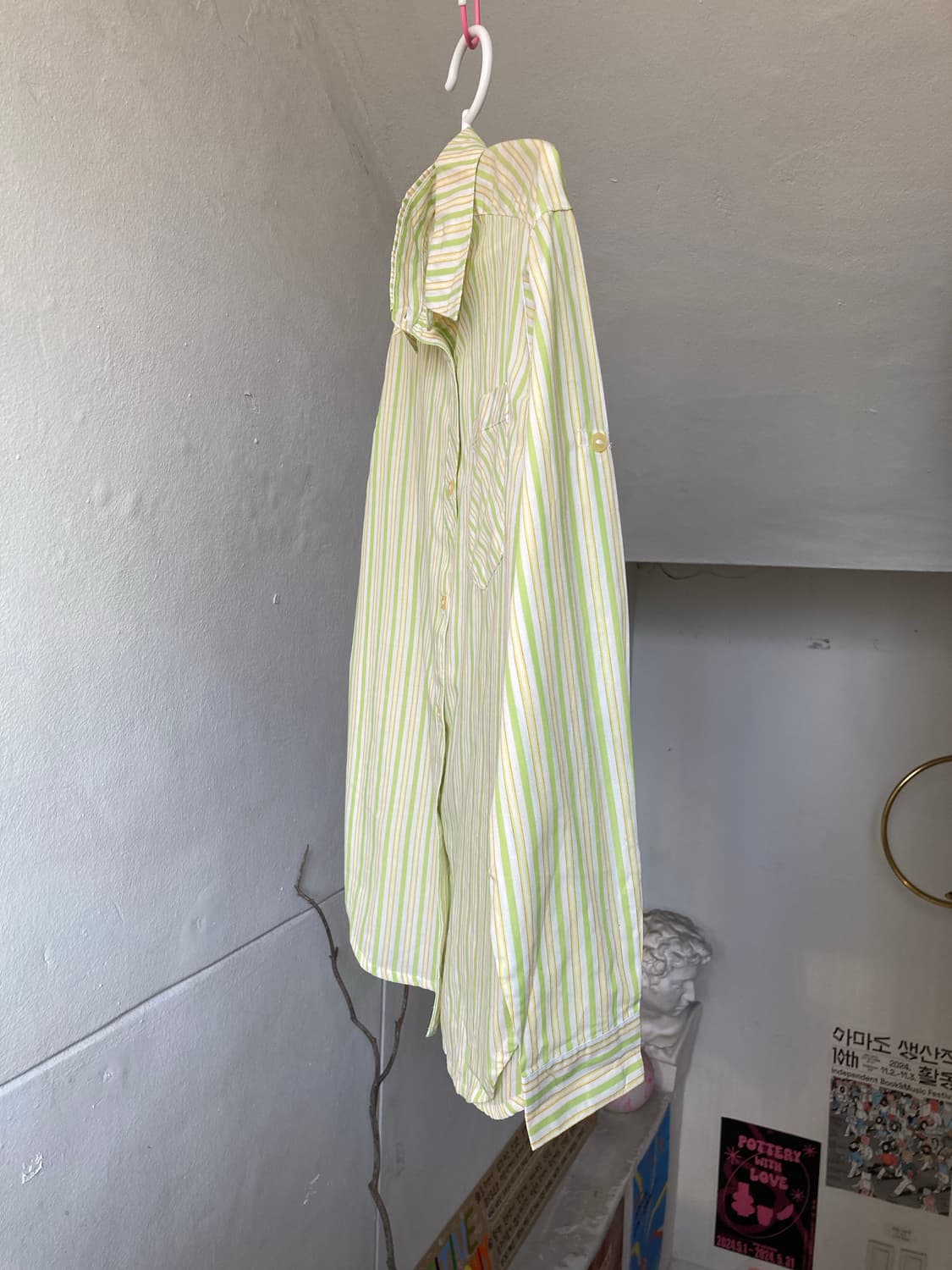 메론 스트라이프 셔츠 상품이미지4