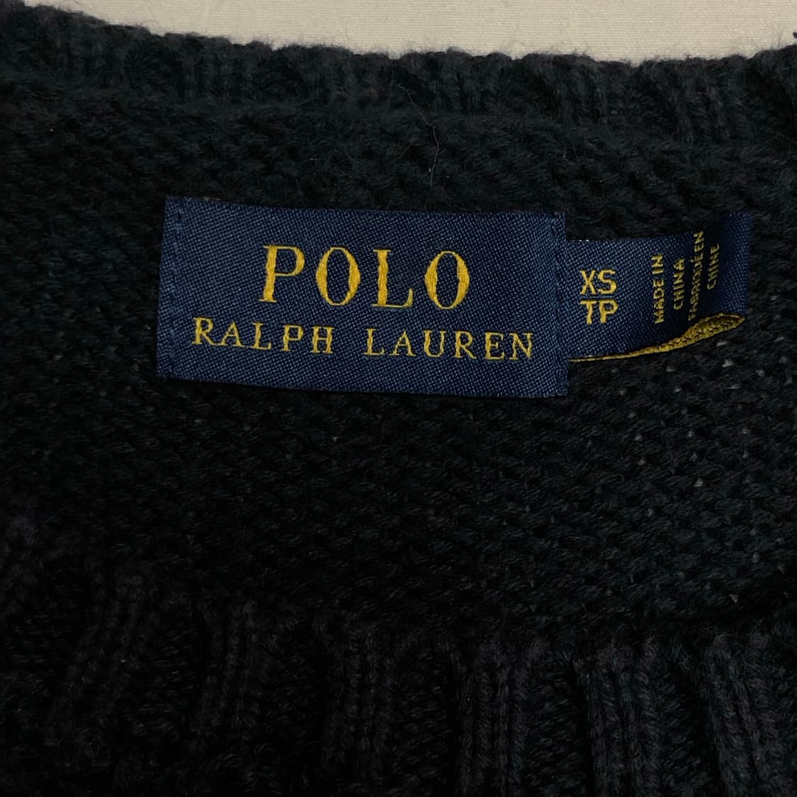 폴로 랄프로렌 성조기 네이비 니트 상품이미지3