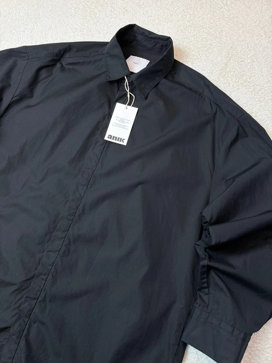 Lui's 00's 재패니즈 퍼티그 솔리드 오버 셔츠 PN6000 상품이미지2