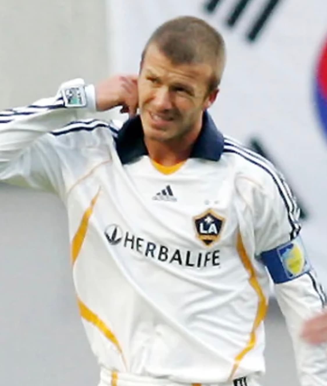 [S] 아디다스 LA갤럭시 07-08 홈 베컴 마킹 유니폼 상품이미지2