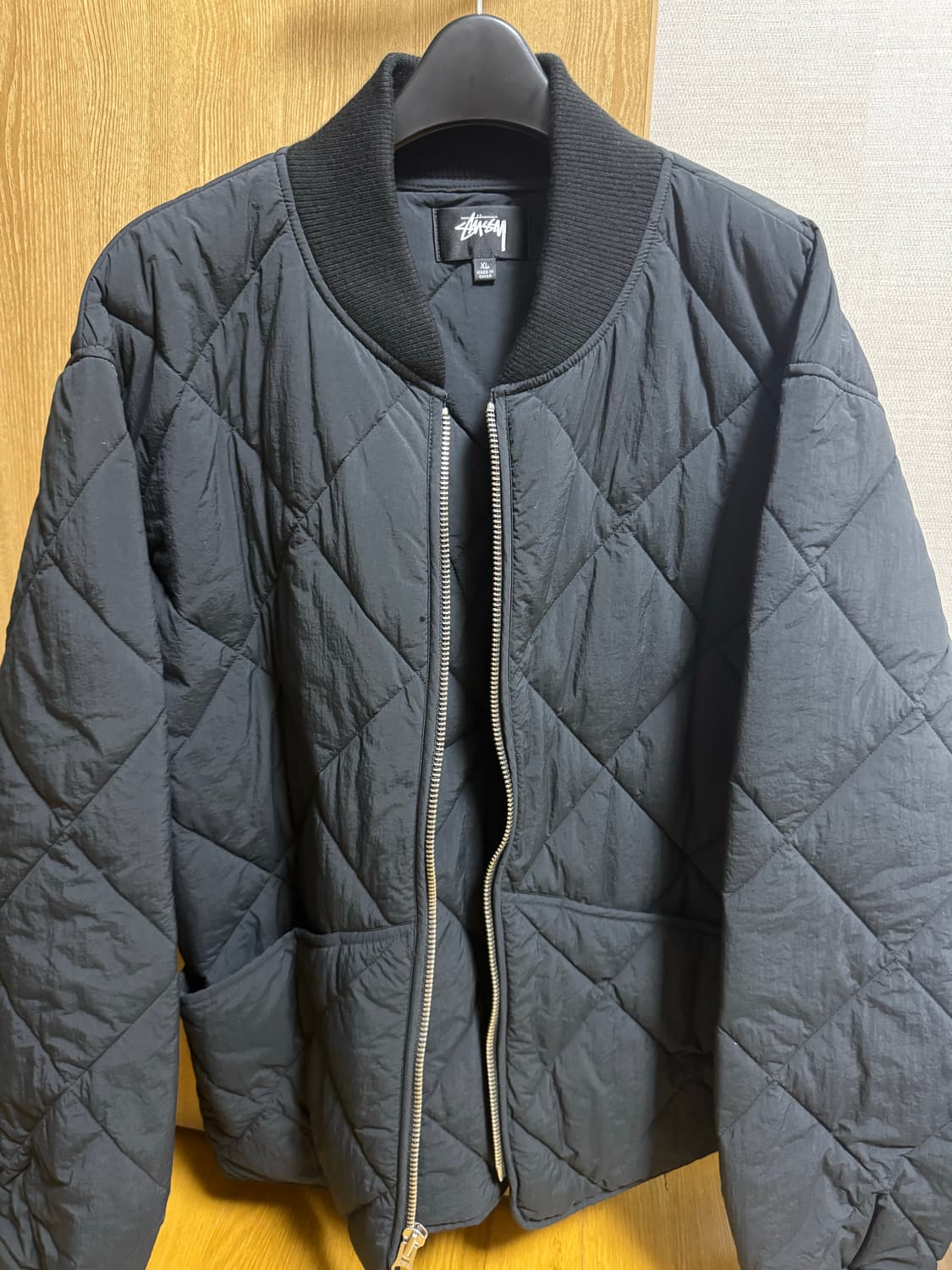 Stussy Dice Quilted Liner Jacket Black 상품이미지2