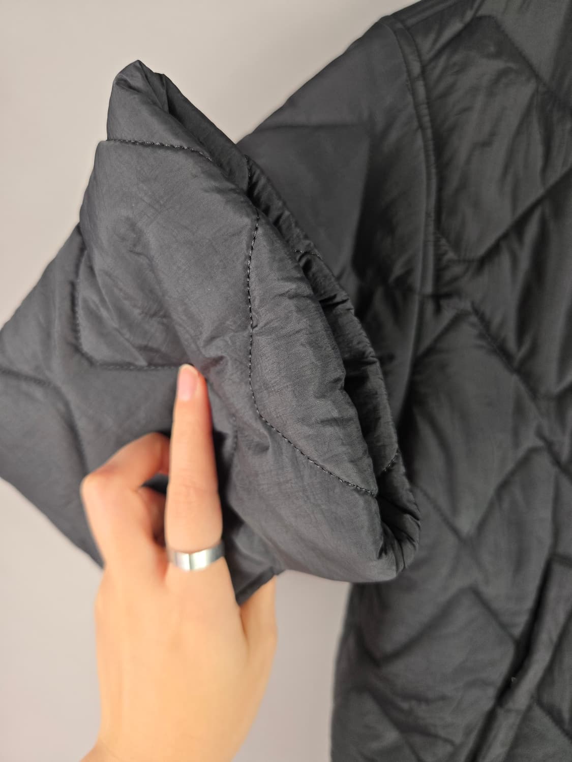 [무료배송]새상품 GBRO 짐브로 M 남성 퀼팅 깔깔이 패딩 점퍼 블랙 상품이미지5