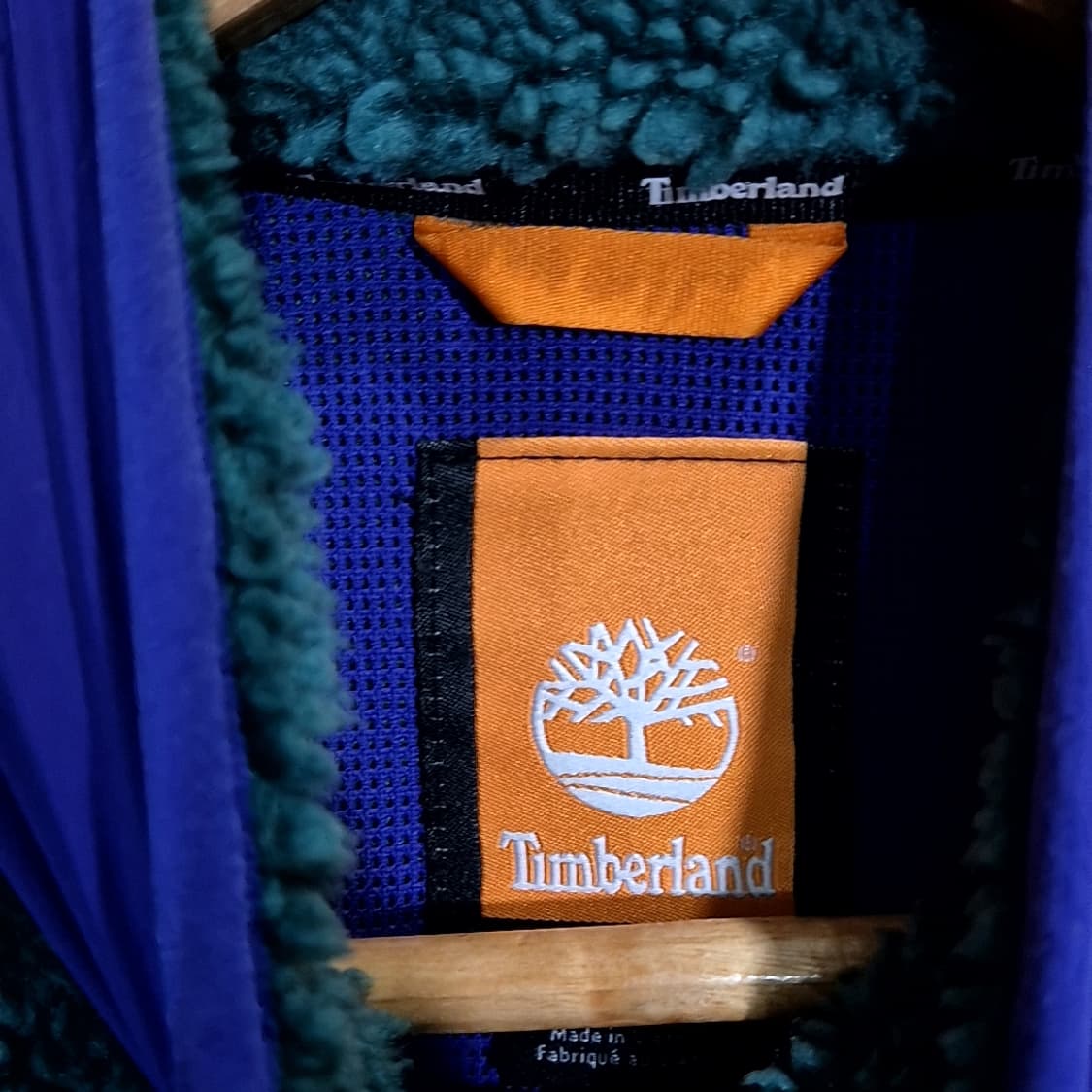 Timberland 팀버랜드 컬러블록 쉐르파 자켓 상품이미지4