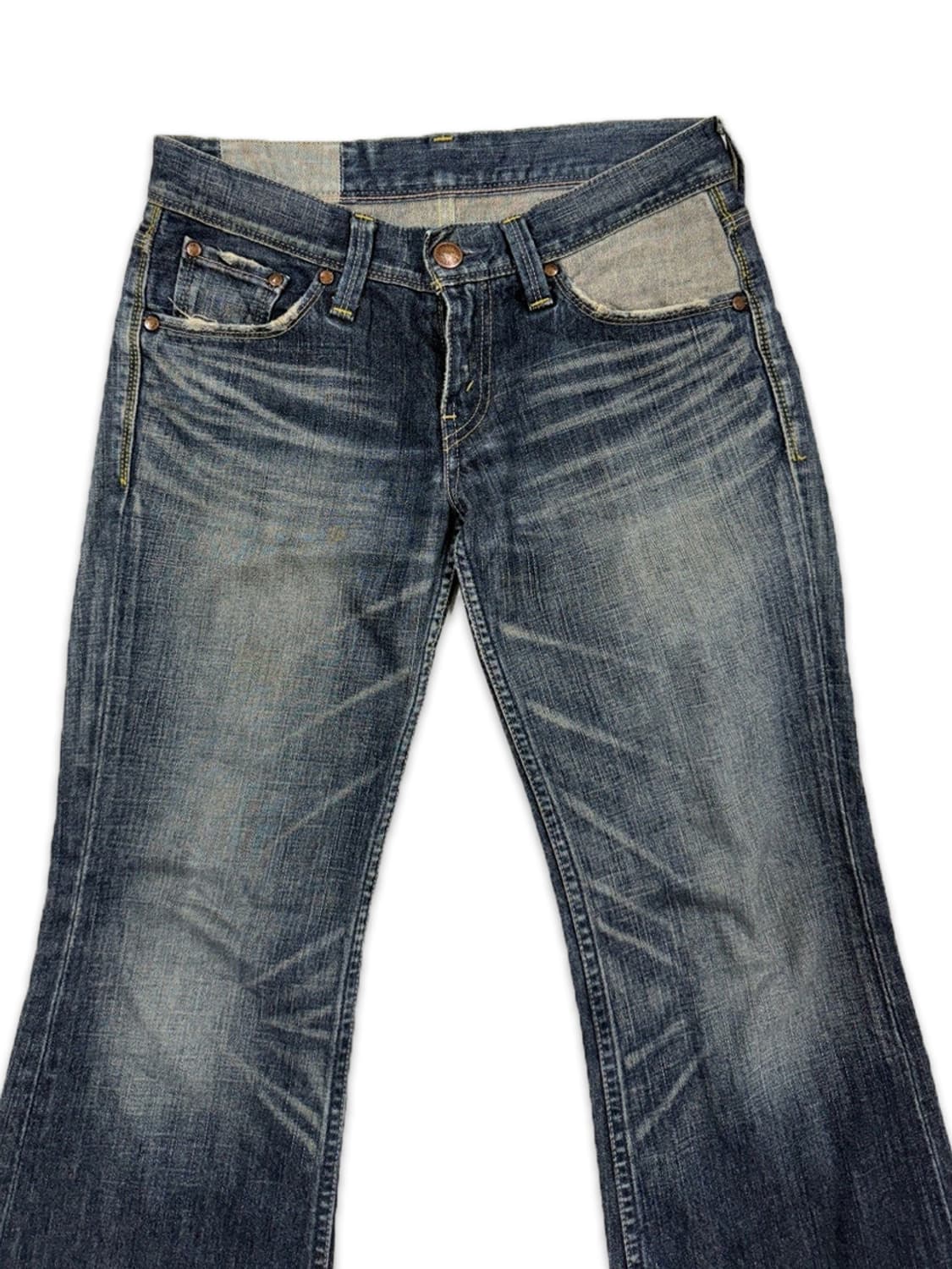 빈티지 리바이스 로우라이즈 플레어 부츠컷 데님 팬츠 상품이미지3