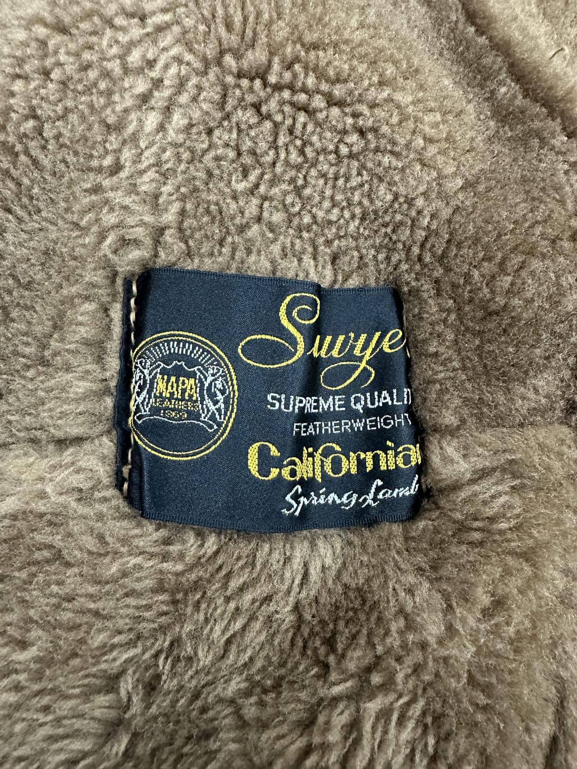 USA 빈티지 양가죽 무톤 코트 상품이미지4