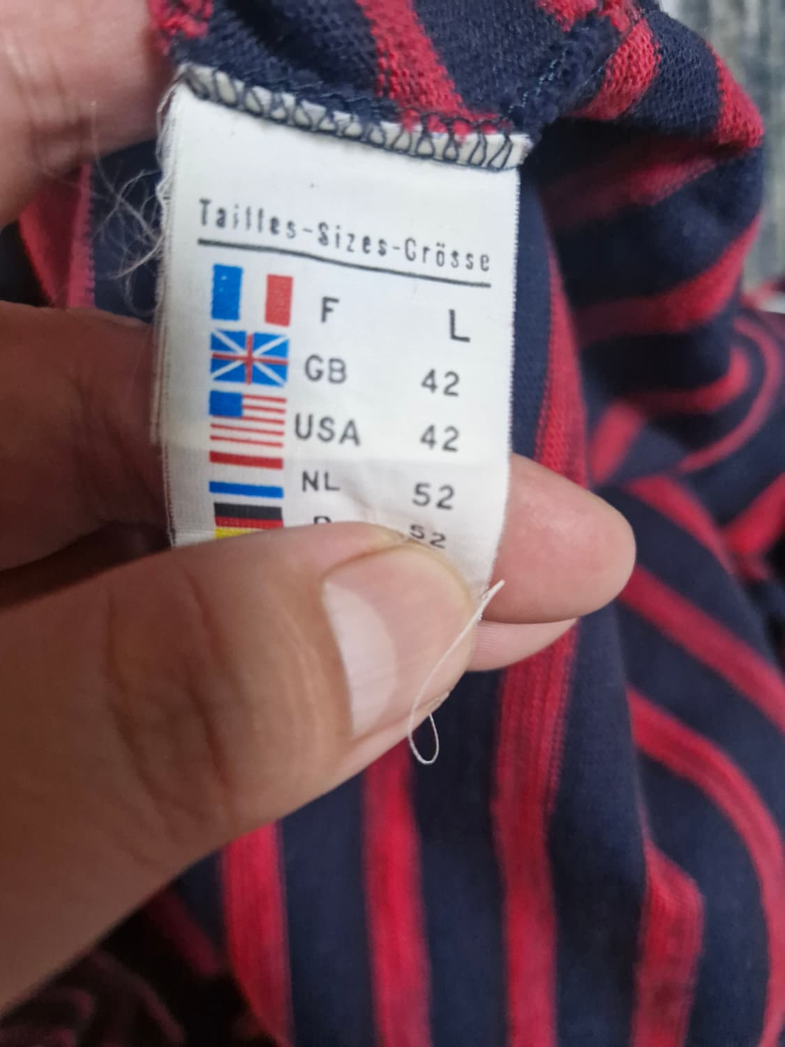 여성 세인트제임스 밍콰이덤 스트라이프 긴팔 L 상품이미지4