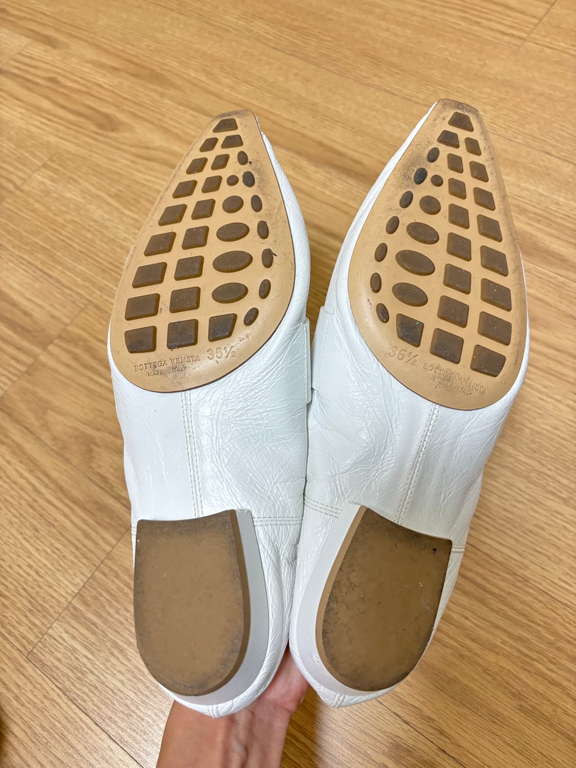Bottega veneta 보테가베네타 램스킨 마담 플랫 여성 로퍼 상품이미지4