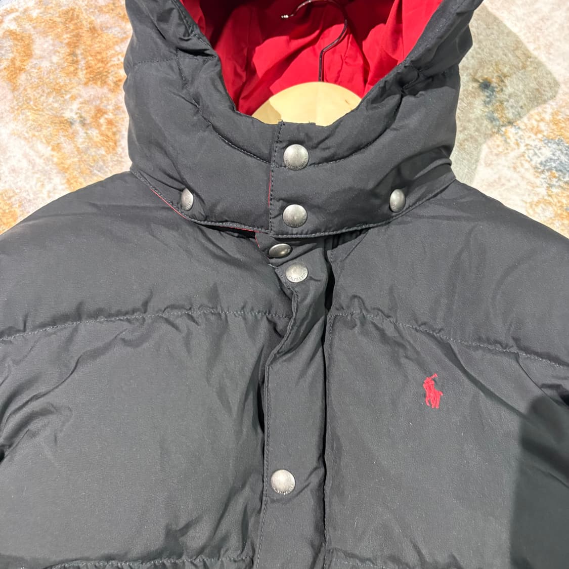 폴로 래드포니 빈티지 후드패딩 자켓 상품이미지3